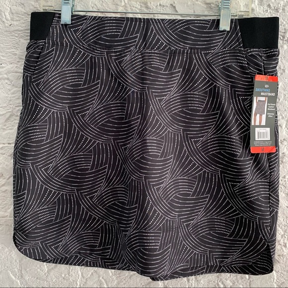 NWT Cypress Club Skort Skirt Shorts with Pockets Black Select Size